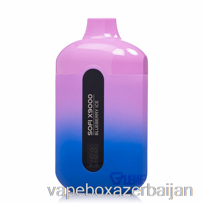 Vape Baku SOFI X9000 0% Zero Nicotine Smart Disposable Blueberry Ice